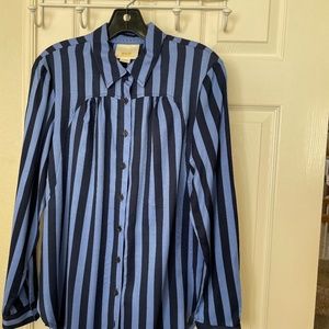 Anthropologie Maeve Striped Shirt